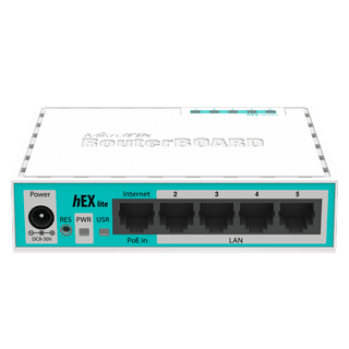 MikroTik Router - hEX lite, RB750r2, MikroTik - 2