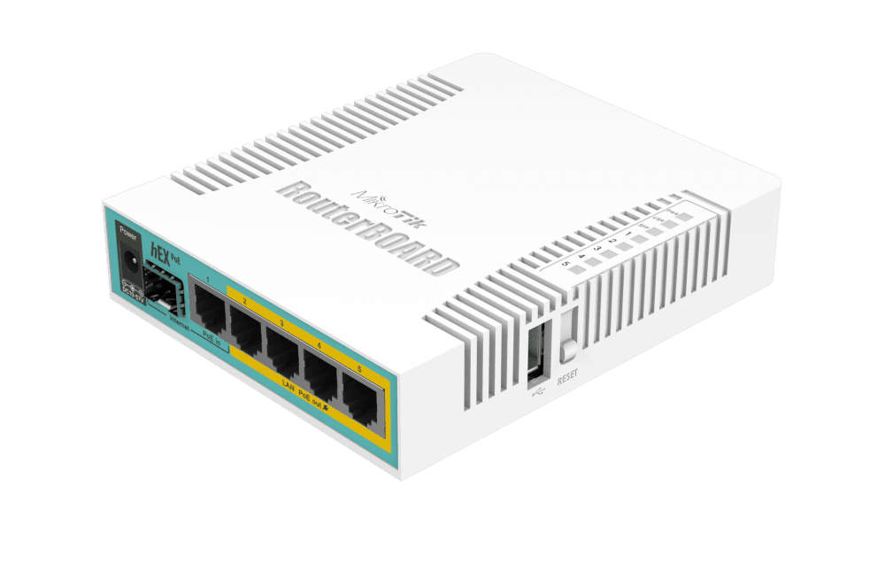 MikroTik Router - hEX PoE, RB960PGS, MikroTik