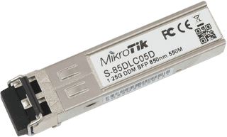 MikroTik S-85DLC05D 1.25G SFP Module, Multi-Mode, LC Duplex