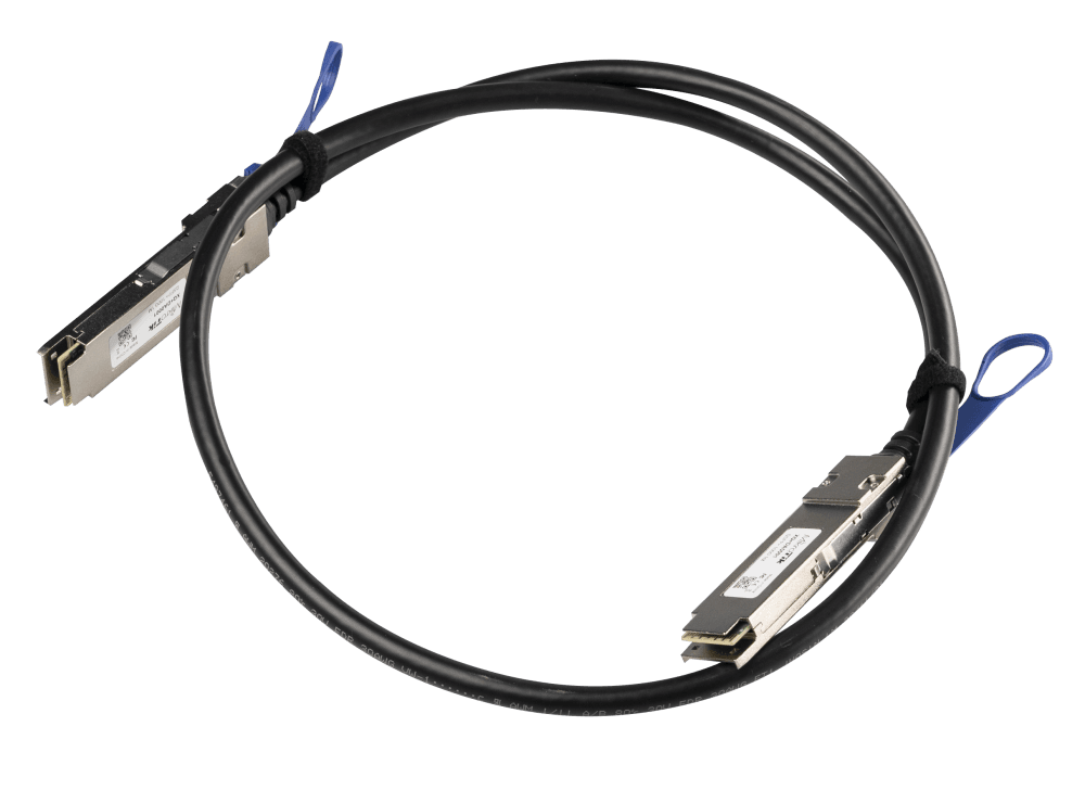 MikroTik XQ+DA0001 A 40/100 Gbps QSFP28 direct attach cable, 1m