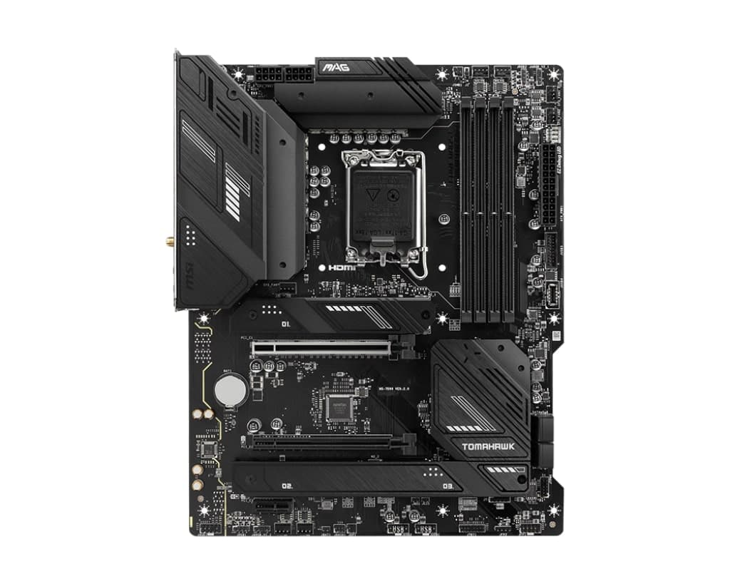 MSI Motherboard MAG B760 TOMAHAWK WIFI s1700 B760 4xDDR5 M.2 HDMI DP Wi-Fi BT ATX