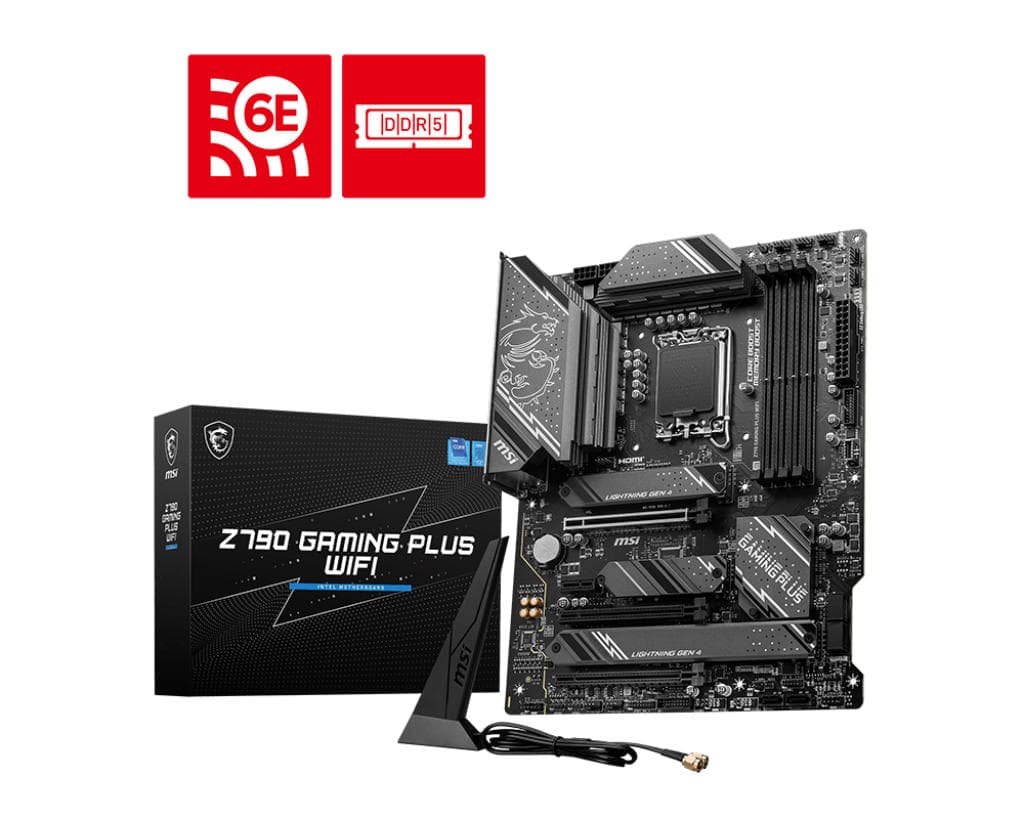 MSI Motherboard Z790 GAMING PLUS WIFI s1700 Z790 4xDDR5 HDMI DP Wi-Fi BT ATX - 5