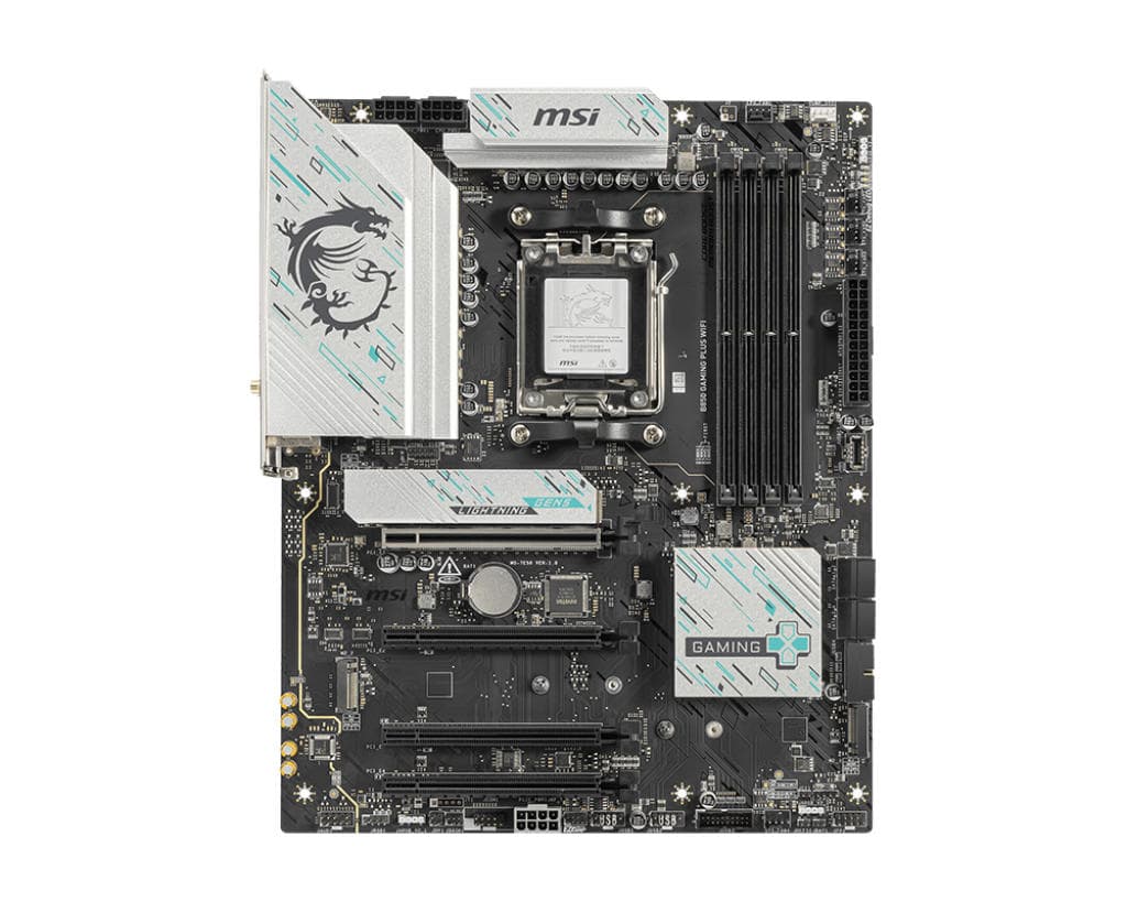 MSI Motherboard B850 GAMING PLUS WIFI sAM5 B850 4xDDR5 M.2 DP Wi-Fi BT ATX
