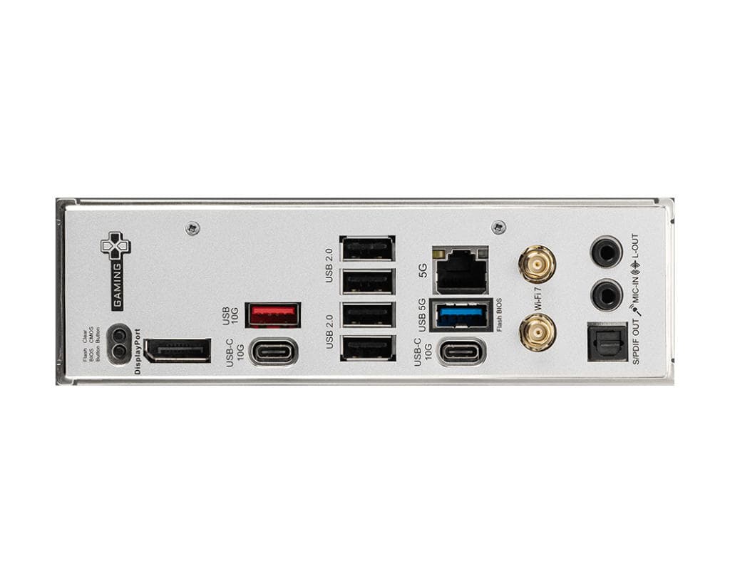 MSI Motherboard B850 GAMING PLUS WIFI sAM5 B850 4xDDR5 M.2 DP Wi-Fi BT ATX - 4