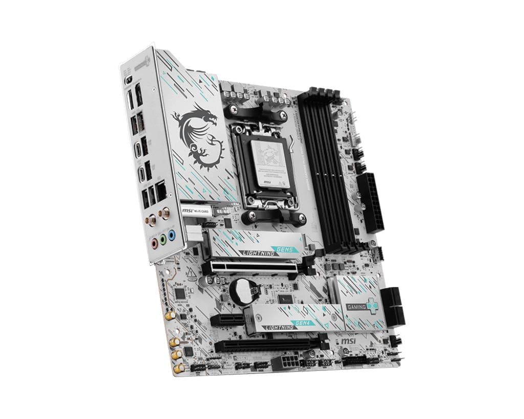 MSI Motherboard B850M GAMING PLUS WIFI sAM5 B850 4xDDR5 M.2 HDMI DP WiFi BT mATX - 2
