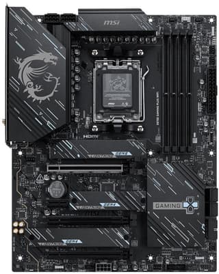 MSI Motherboard X870E GAMING PLUS WIFI sAM5 X870E 4xDDR5 M.2 HDMI WiFi BT ATX - 6