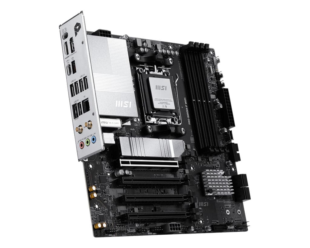 MSI Motherboard PRO B850M-P WIFI sAM5 B850 4xDDR5 M.2 HDMI DP Wi-Fi BT mATX - 3
