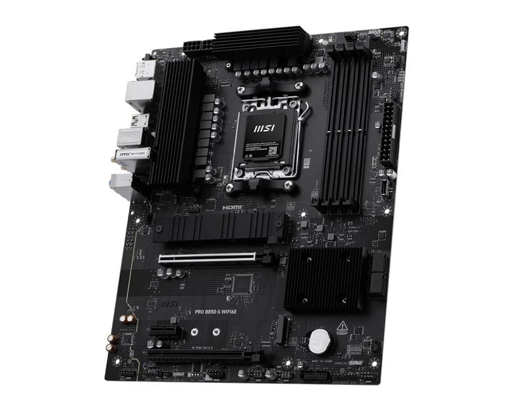 MSI Motherboard PRO B850-S WIFI6E sAM5 B850 4xDDR5 M.2 HDMI WiFi BT ATX - 4