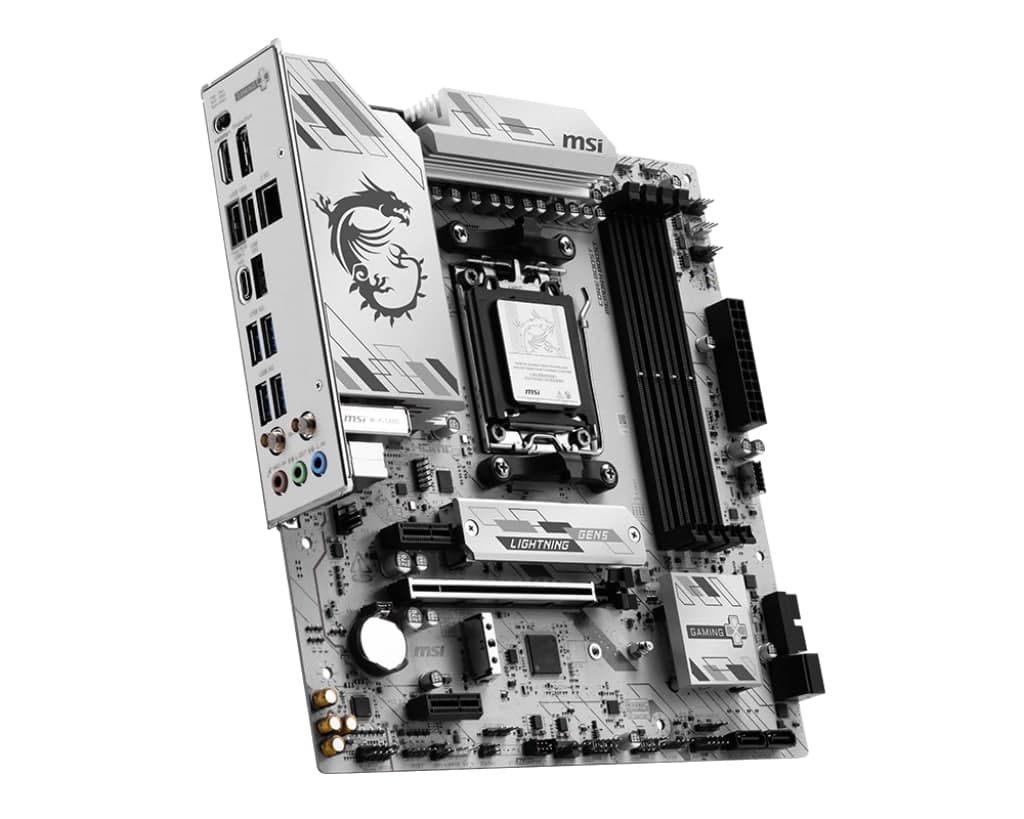 MSI Motherboard B850M GAMING PLUS WIFI6E sAM5 B850 4xDDR5 M.2 HDMI DP WiFi BT mATX - 3