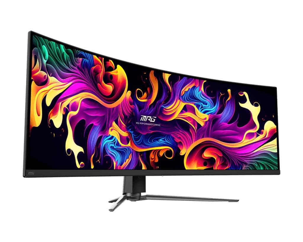 MSI Monitor 49" MPG 491CQP 2xHDMI, DP, USB-C, 2xUSB, QD-OLED, 5120x1440, 32:9, 144Hz, 0.03ms, sRGB 146%, CURVED, AdaptiveSync, HAS, HDR400 - 2