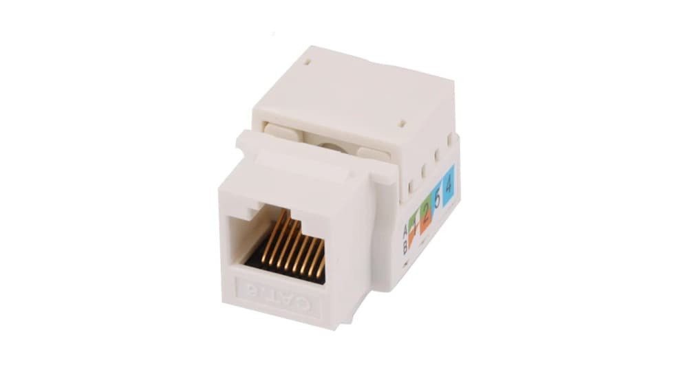 NEX KJ-CAT5E-UTP-90 Keystone Jack CAT5E Unshielded 90°