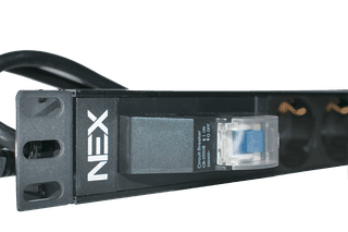 NEX PDU-7-braker PDU - 7 Socket Schuko Power Stripe 19" 1U braker - 2