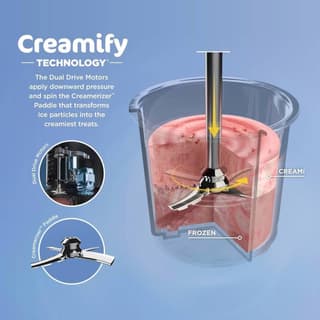 Ninja NC302EU CREAMi, 800W, Ice Cream Maker, Black/Silver — 2
