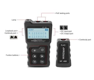 Noyafa Noyafa NF-488 Power over Ethernet (PoE) Checker Tester - 5