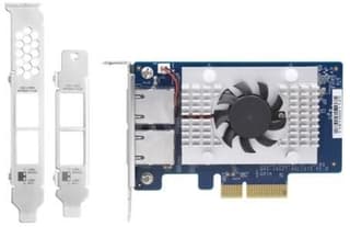 QNAP Dual-port BASET 10GbE network expansion card PCIe Gen2 x4