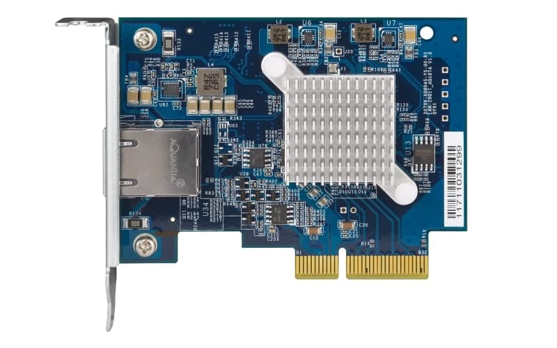 QNAP Dual-port BASET 10GbE network expansion card PCIe Gen2 x4 - 2