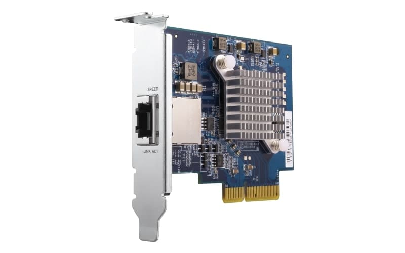 QNAP Dual-port BASET 10GbE network expansion card PCIe Gen2 x4 - 3