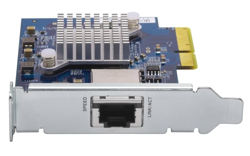 QNAP Dual-port BASET 10GbE network expansion card PCIe Gen2 x4 - 4