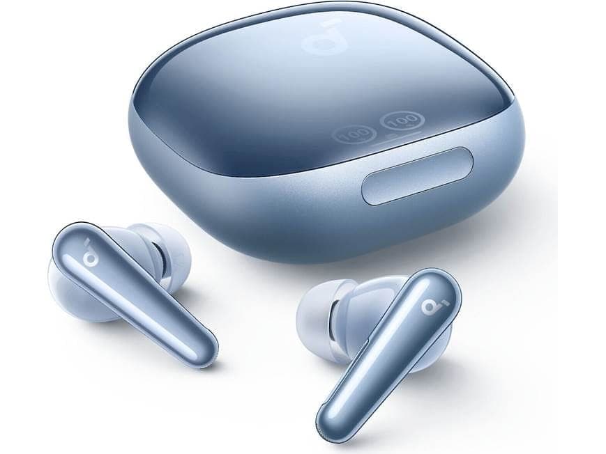 Soundcore Liberty 4 Pro True Wireless Noise Cancelling Earbuds Light Blue A3954G31