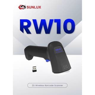 Sunlux RW10, Bluetooth, USB-HID, USB-VCP, Barcode Scanner, Black — 3