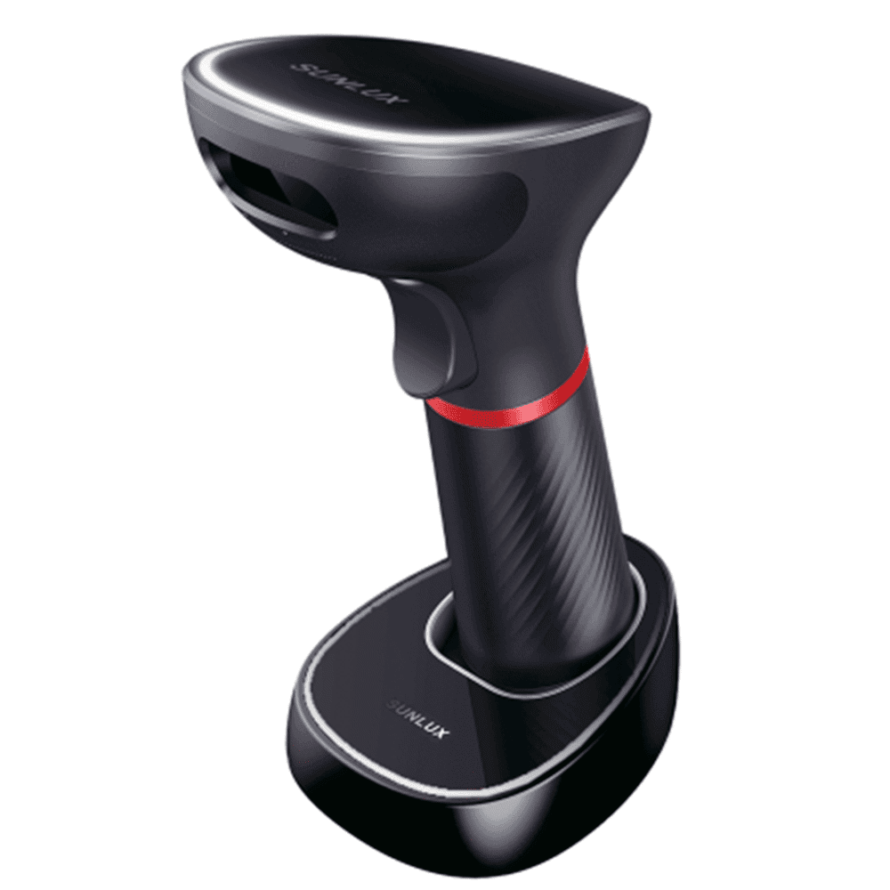 Sunlux XL-9610, 2D, Bluetooth, USB, USB-VCP, Barcode Scanner, Black