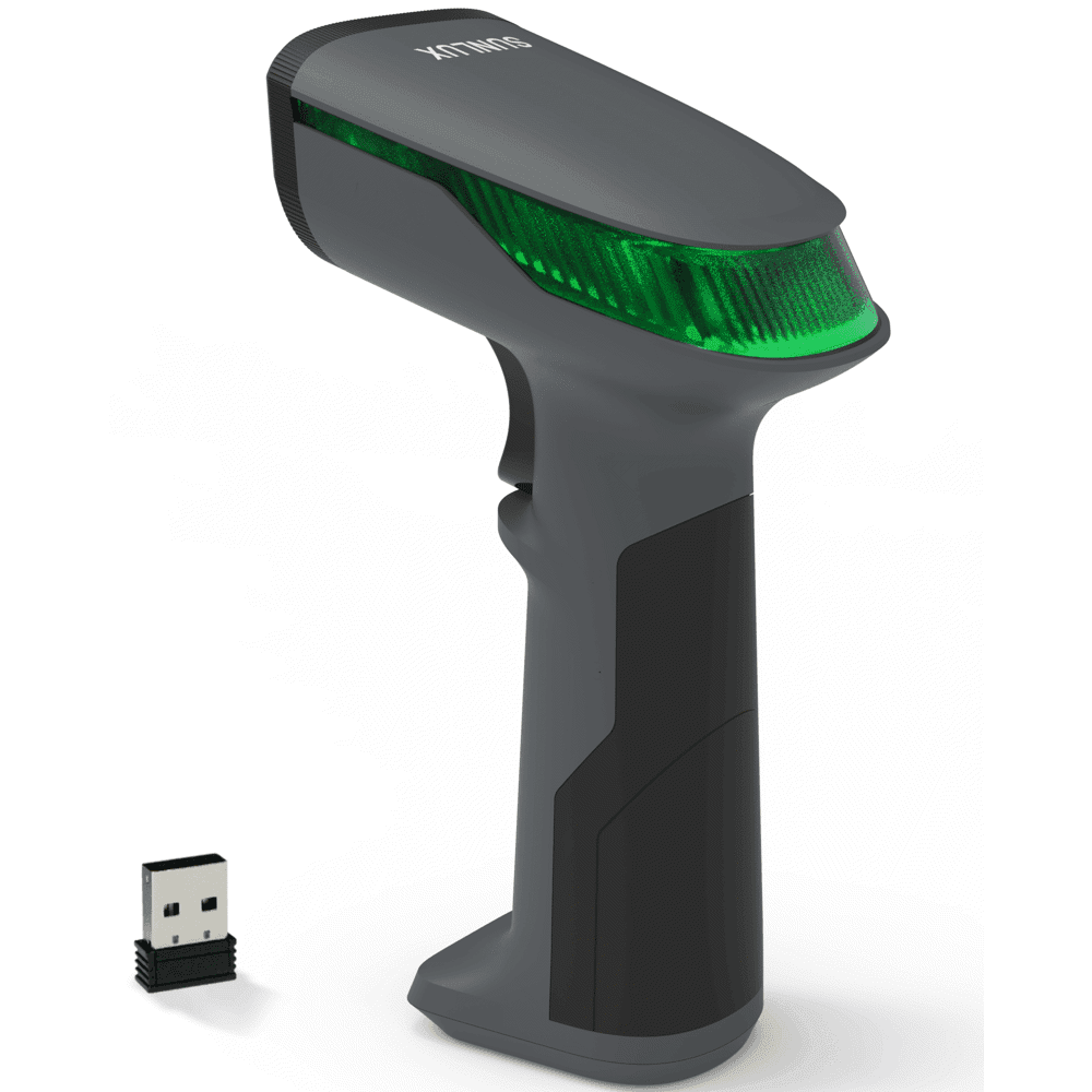 Sunlux XL-9620D, Bluetooth, USB, USB-VCP, Barcode Scanner, Black
