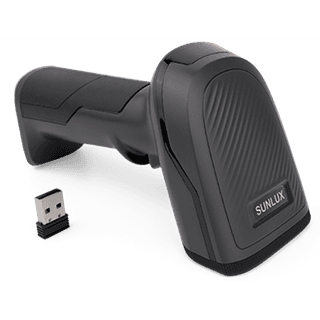 Sunlux XL-9621D, 2D, Bluetooth, USB, USB-VCP, Barcode Scanner, Black — 2