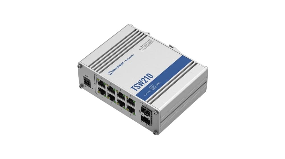 Teltonika TSW210 Switch 8 10/100/1000, 2 SFP ports