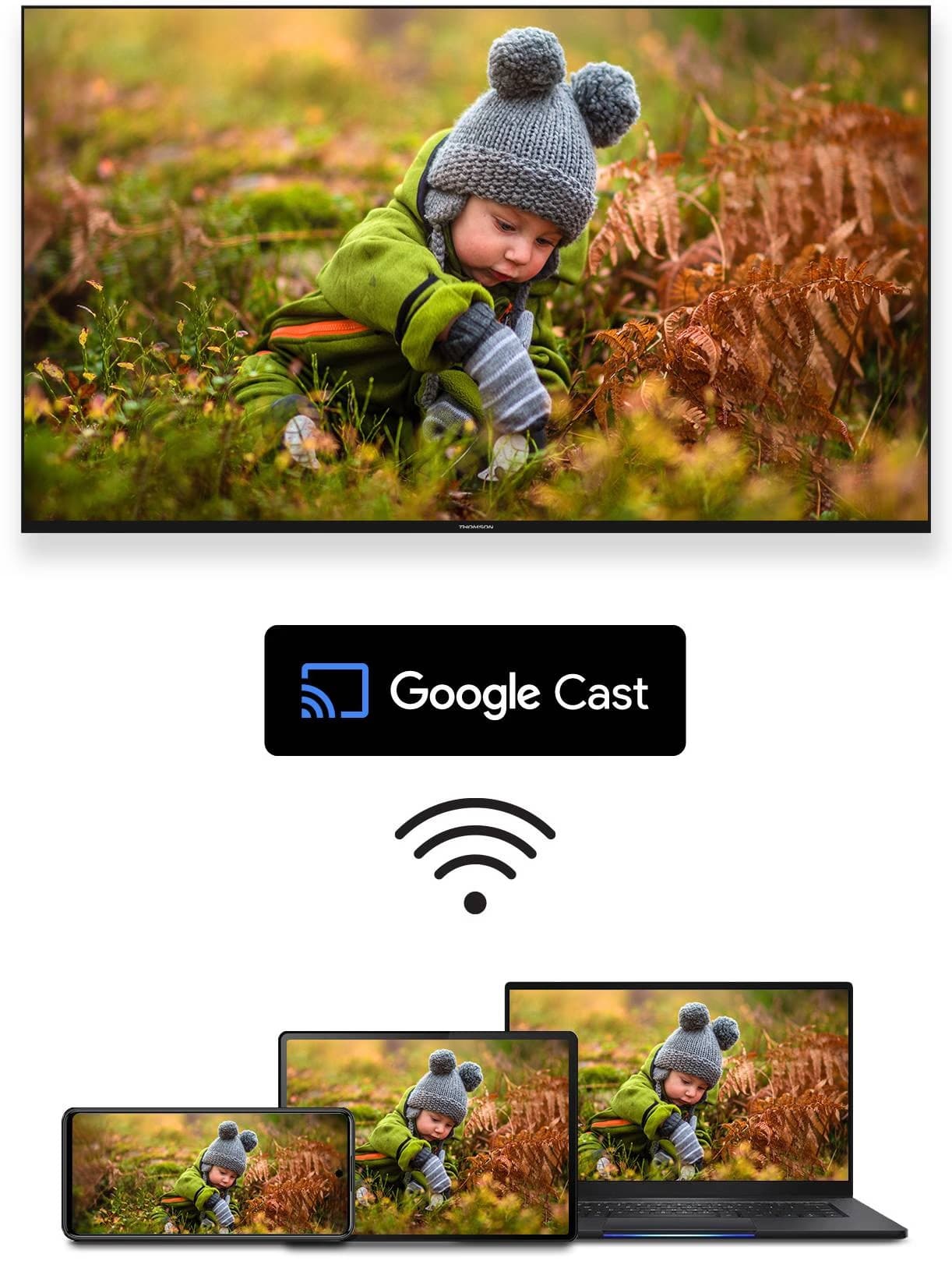 THOMSON TV 50" LED 4K 60Hz Smart Google TV Black - 5