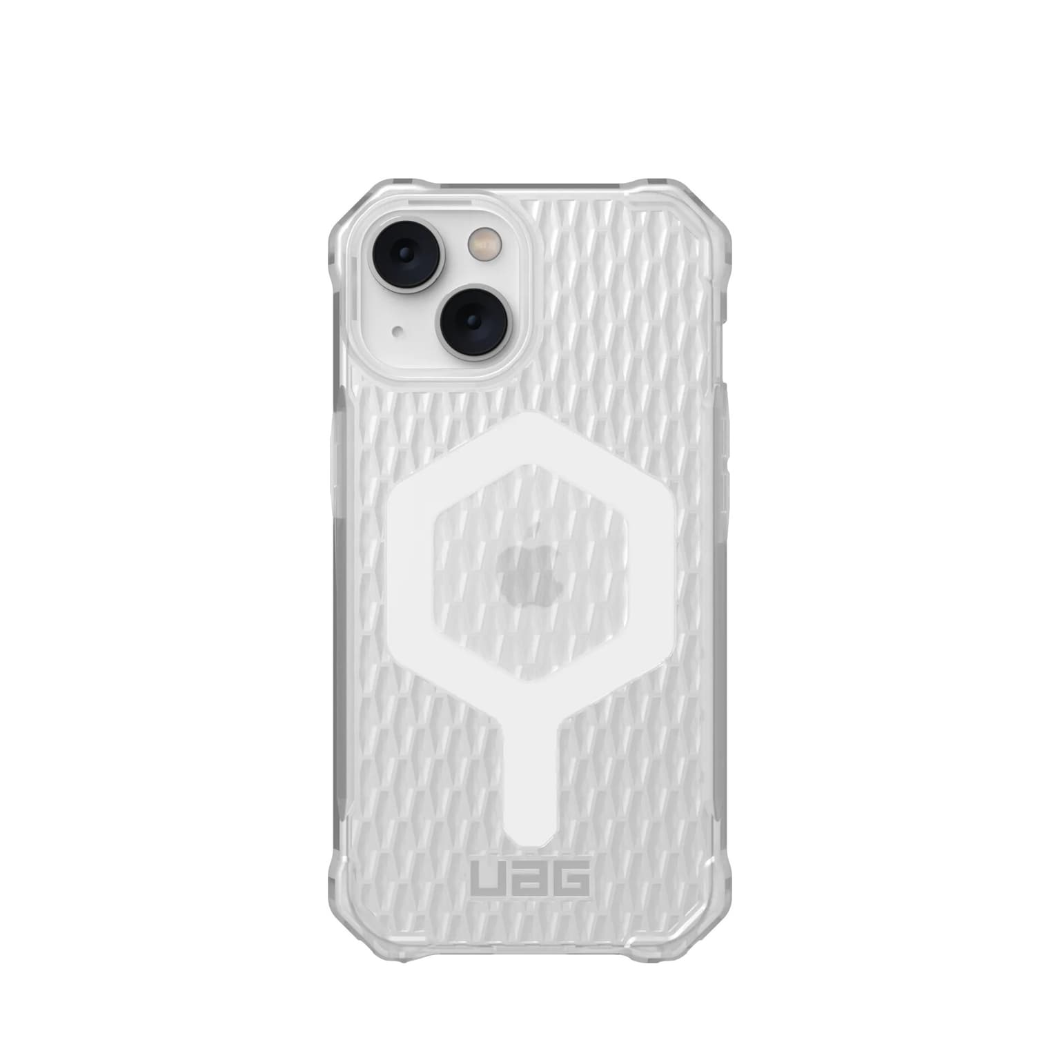 UAG Essential Armor Magsafe case for iPhone 14, Frosted Ice