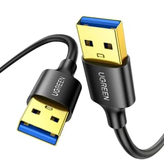 UGREEN US128, USB-A 3.0 Male To Male Cable, 2m, Black