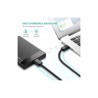 UGREEN US130 USB 3.0 A Male to Micro-B Male USB 3.0 Cable 0.5m (Black) — 4