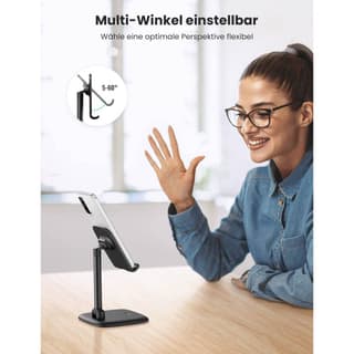 UGREEN LP287, Adjustable Desk Phone Holder, Black — 5