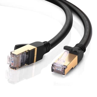 UGREEN NW107 Cat7 Patch Cord STP Ethernet Lan Cable 1m (Black) — 4