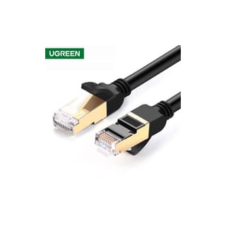 UGREEN NW107 Cat7 Patch Cord STP Ethernet Lan Cable 2m (Black)
