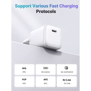 UGREEN CD319 Nexode, 30W, Single port, Type-C, White — 6