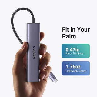 UGREEN CM478 Revodok 105, Type-C, USB, HDMI, PD, Hub, Grey — 3
