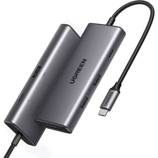 UGREEN CM498 Revodok Pro 107, HDMI, USB, SD/TF, Type-C, Hub, Dark Grey