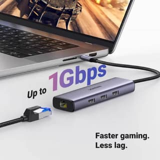 UGREEN CM512, Type-C, USB, HDMI, Lan, PD, Hub, Grey — 3