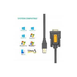 UGREEN CR104 USB to DB9 RS232 Adapter Cable 2m — 6