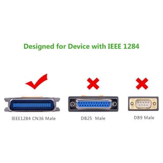 UGREEN CR124 USB to CN36 IEEE1284 Parallel Printer Cable 2m — 3