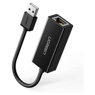 UGREEN EA20254, USB to LAN 10/100Mbps Ethernet Adapter, Black
