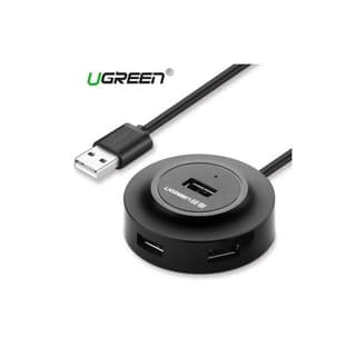 UGREEN CR106, 4xUSB 2.0, Black