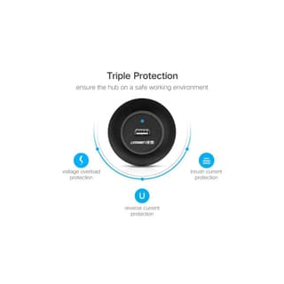 UGREEN CR106, 4xUSB 2.0, Black — 5
