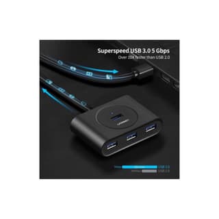 UGREEN CR113 NEW USB 3.0 4 Ports Hub with 2.0 OTG Black 1M — 6