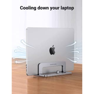 UGREEN LP258 Vertical Laptop Stand, Silver — 4