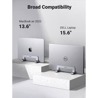 UGREEN LP258 Vertical Laptop Stand, Silver — 5