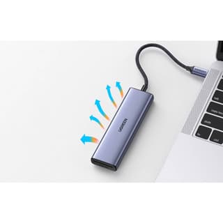 UGREEN CM511, Type-C, USB, HDMI, TF/SD, Hub, Grey — 3