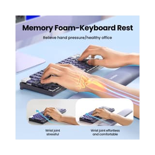 UGREEN LP669, Ergonomic Keyboard Wrist Rest, Black — 4