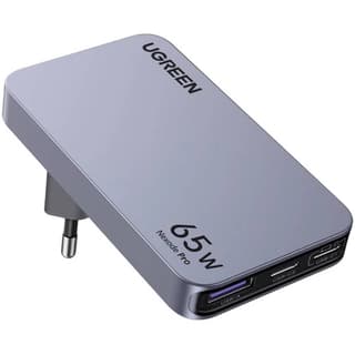 UGREEN X753 Nexode Pro, 65W, USB, Type-C, Ultra Slim Travel Adapter, Grey — 5
